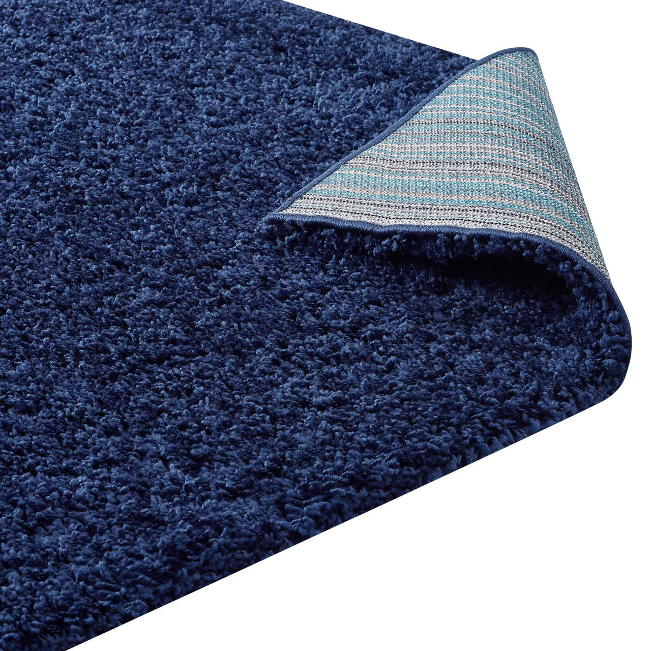 Skara 5x8 Shag Area Rug, Navy