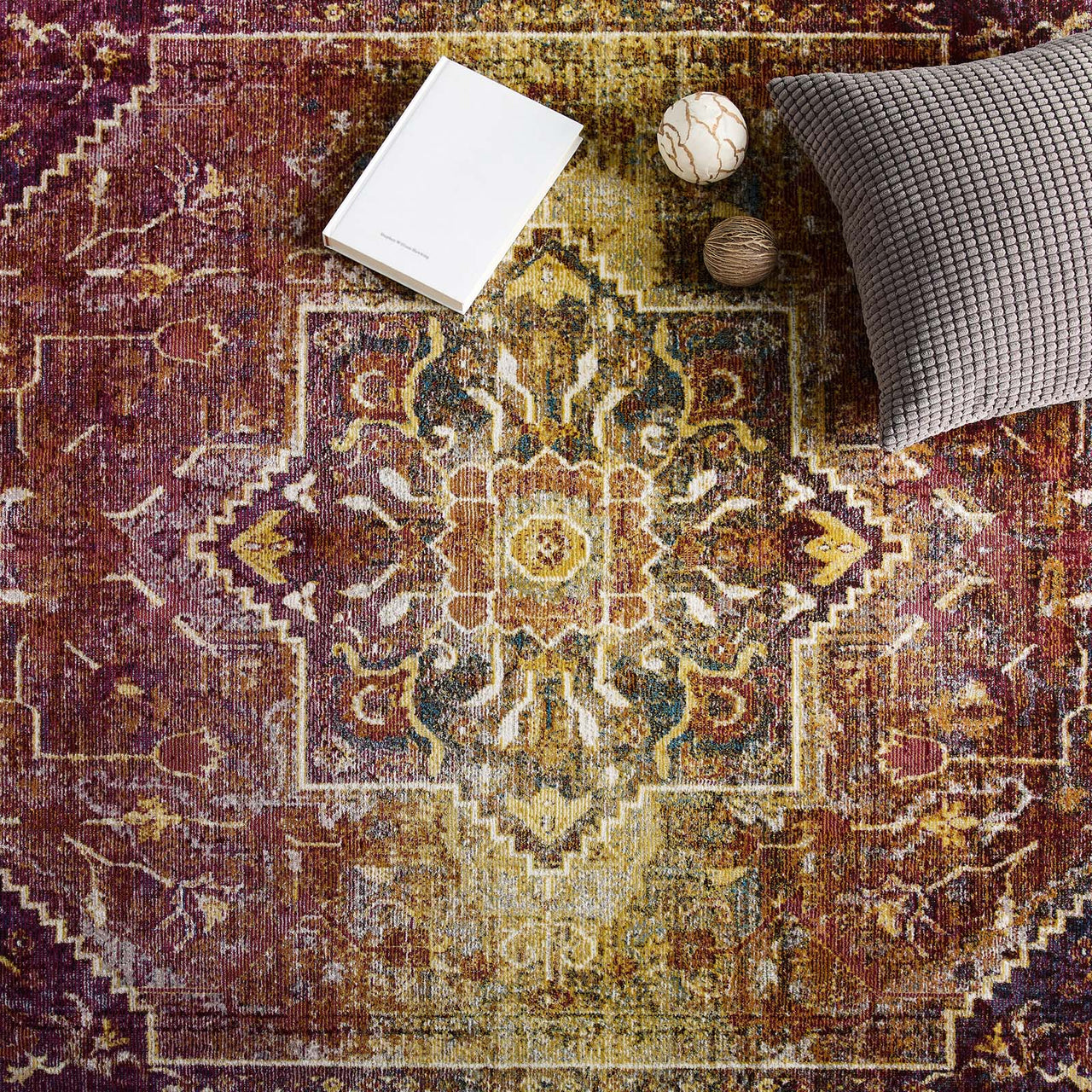 Manifest Peace 5x8 Area Rug, Multicolor