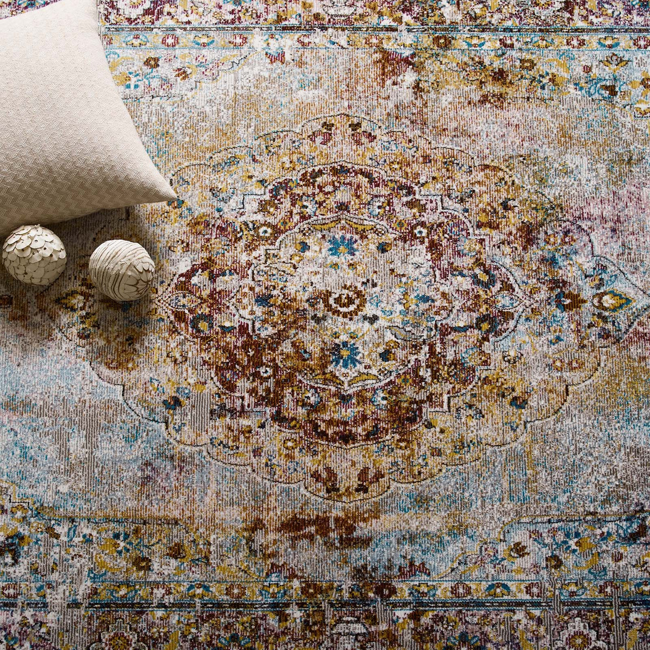 Manifest Wisdom 4x6 Area Rug, Multicolor