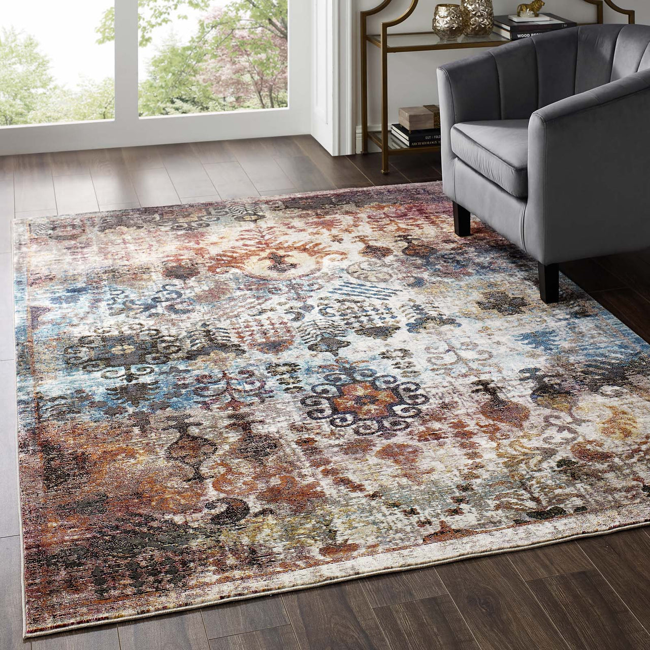 Manifest Divinity 4x6 Area Rug, Multicolor