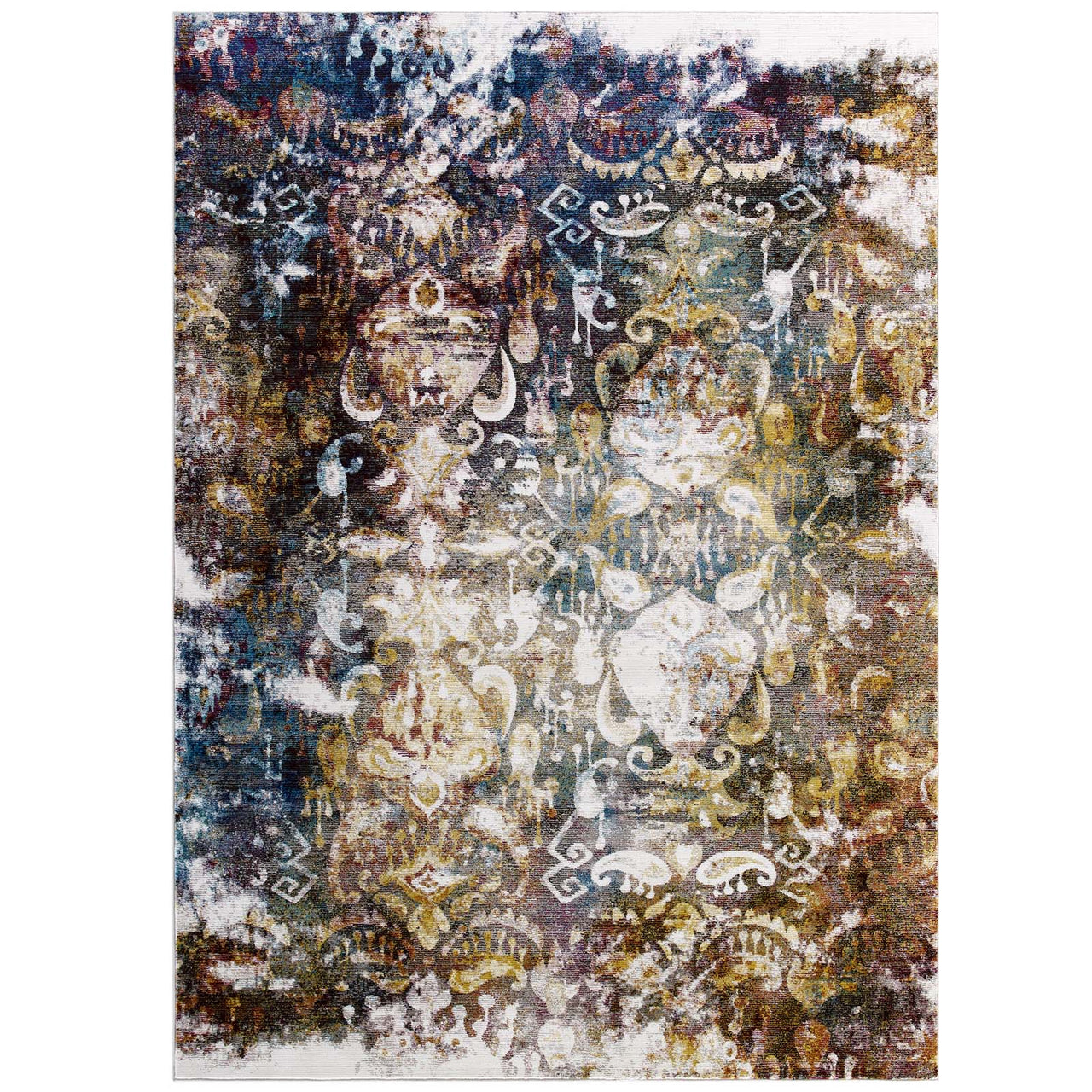 Manifest Twin Flame 4x6 Area Rug, Multicolor