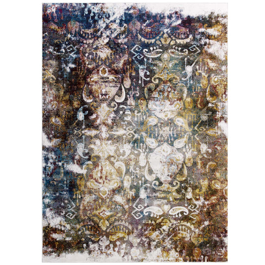 Manifest Twin Flame 4x6 Area Rug, Multicolor