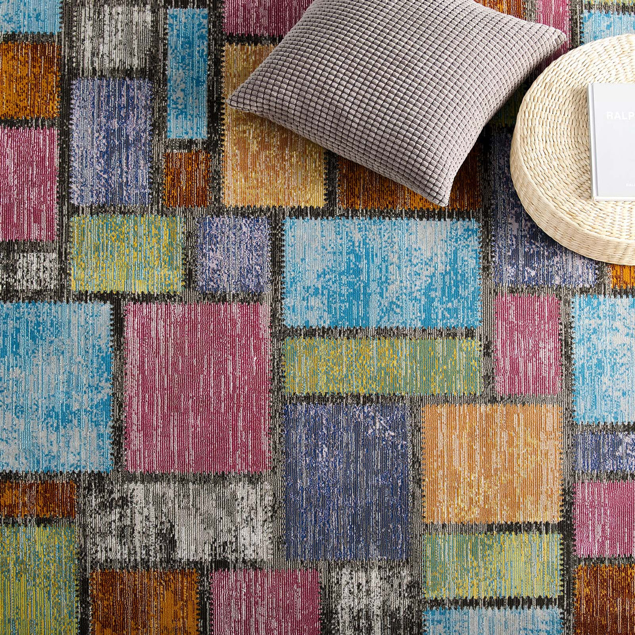 Manifest Protection 4x6 Area Rug, Multicolor