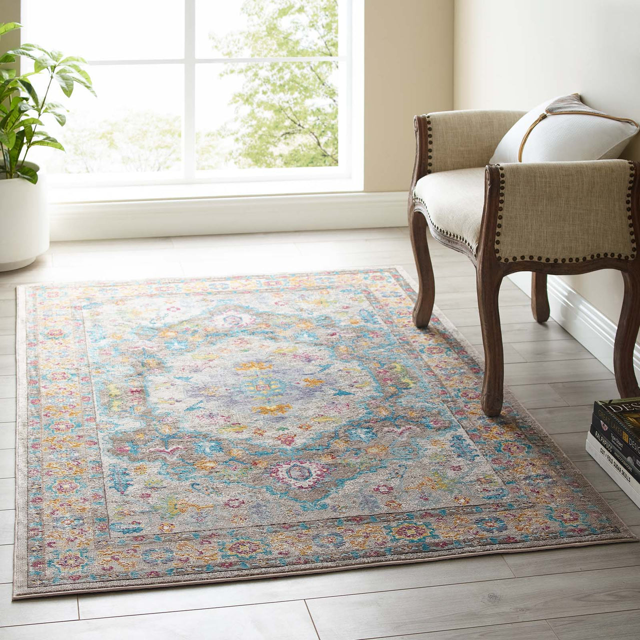 Manifest Conceptualize Clarity 4x6 Area Rug, Multicolor