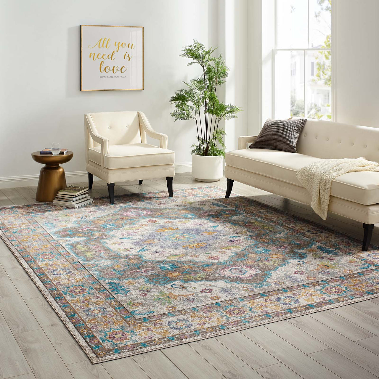 Manifest Conceptualize Clarity 8x10 Area Rug, Multicolor