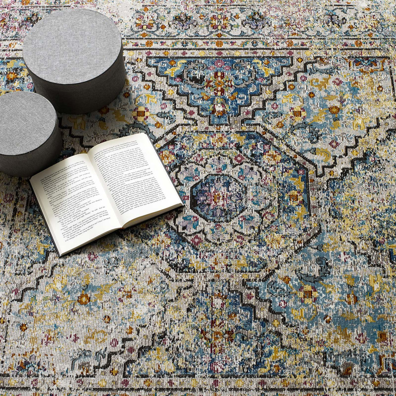 Manifest Direction 4x6 Area Rug, Multicolor