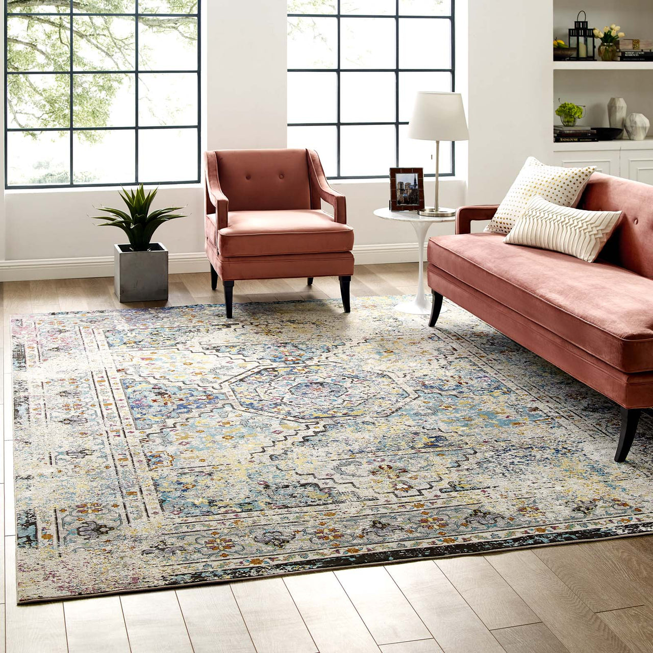 Manifest Direction 8x10 Area Rug, Multicolor