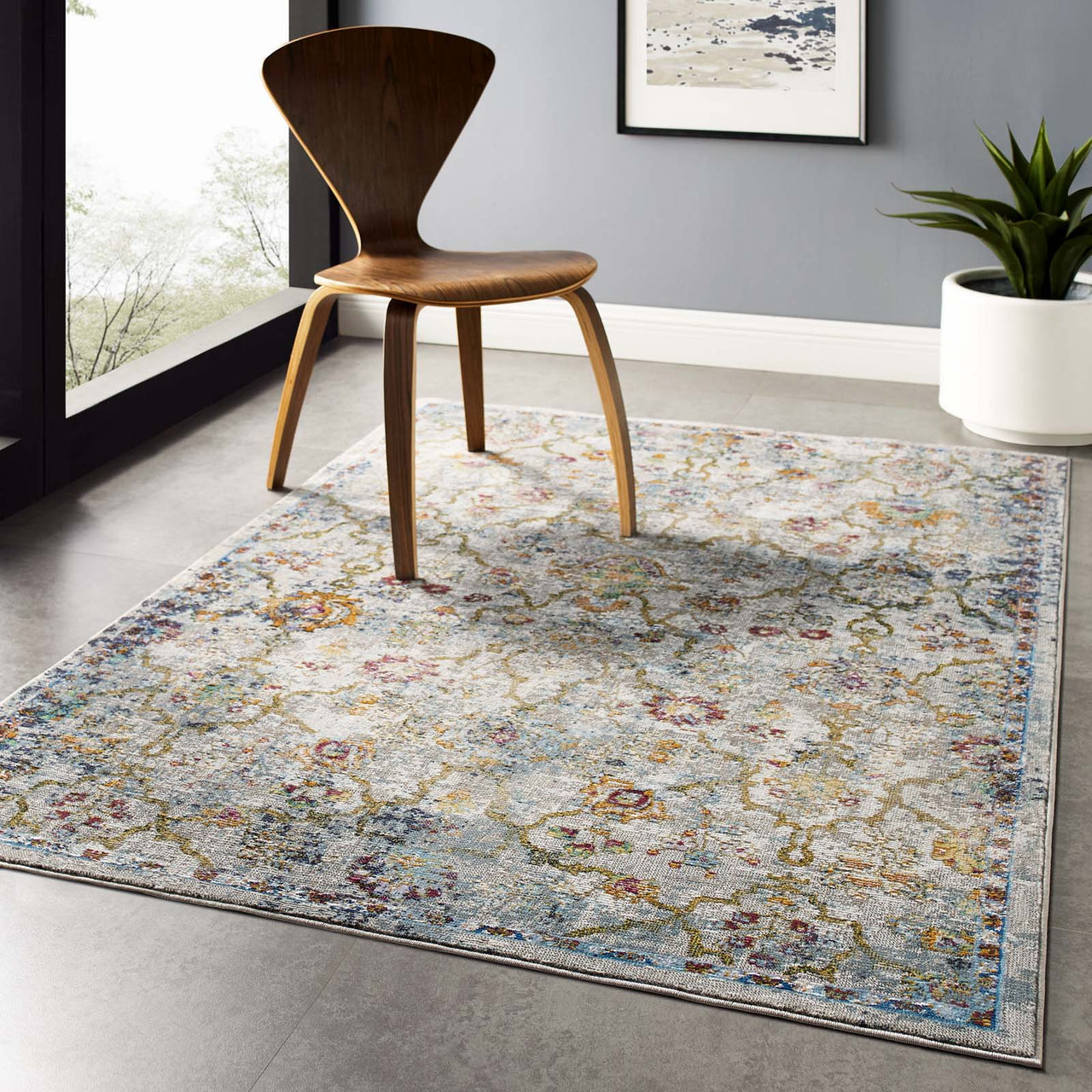 Manifest Abundance 4x6 Area Rug, Multicolor