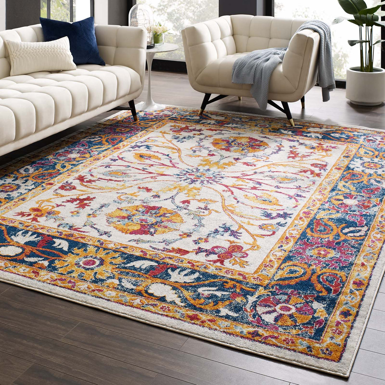 Chakra Awakening 8x10 Area Rug, Multicolor