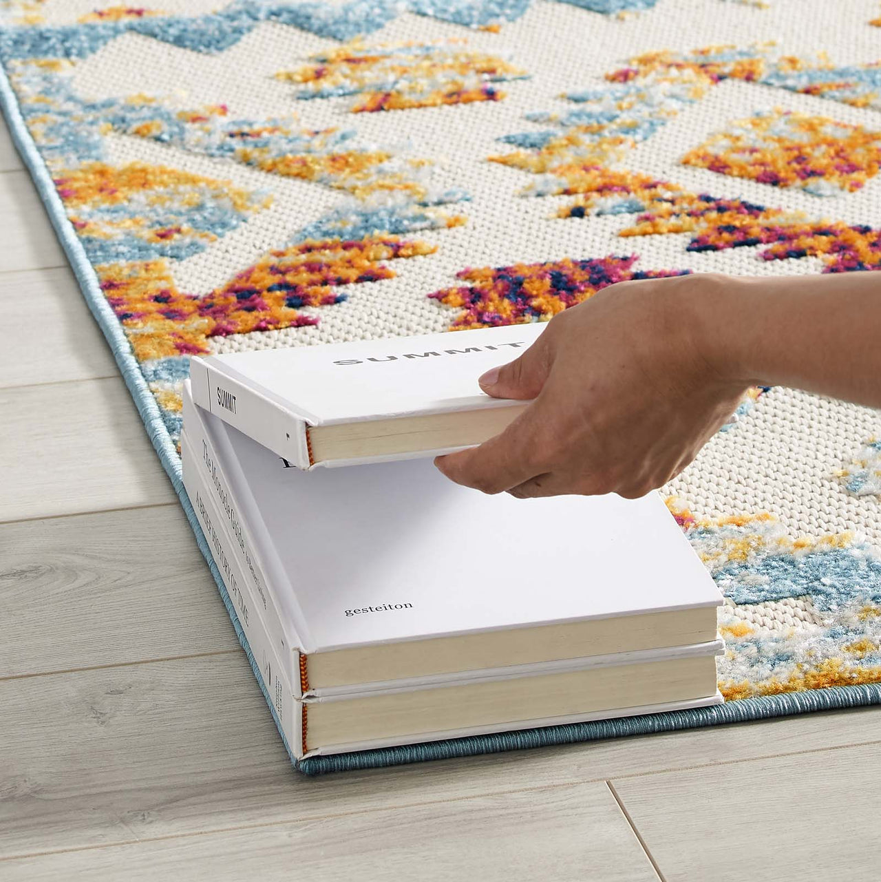 Mirror Opinions 5x8 Indoor | Outdoor Area Rug, Multicolor