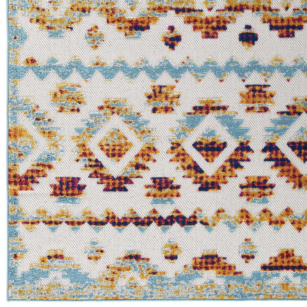 Mirror Opinions 8x10 Indoor | Outdoor Area Rug, Multicolor