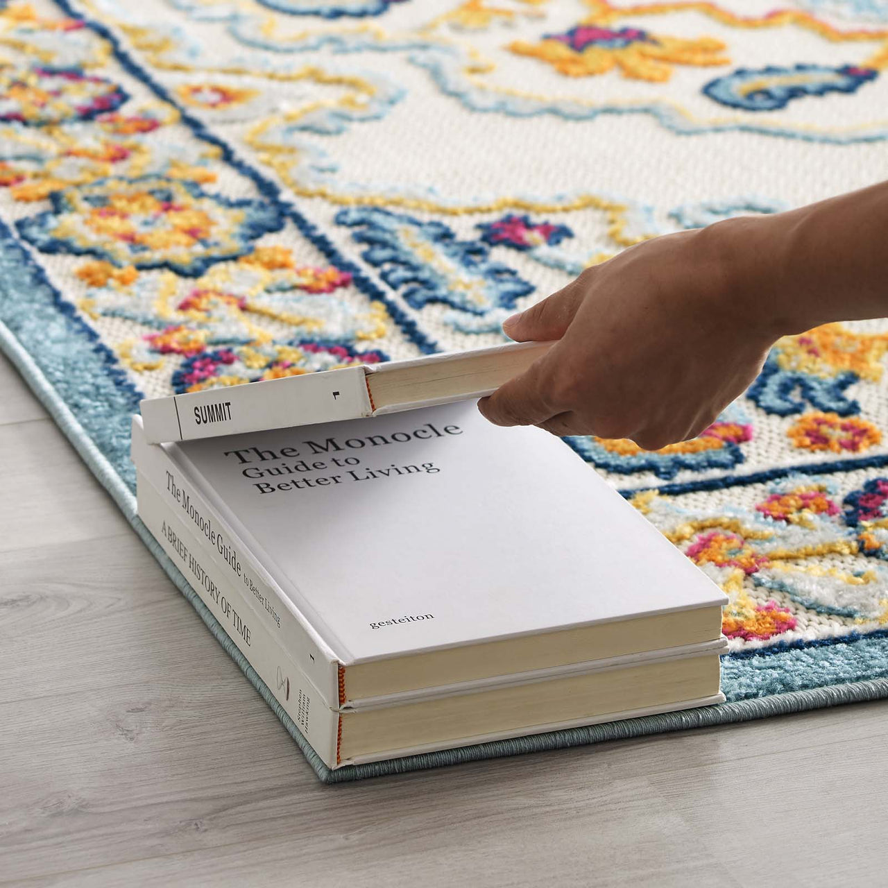 Mirror Skills 5x8 Indoor | Outdoor Area Rug, Multicolor