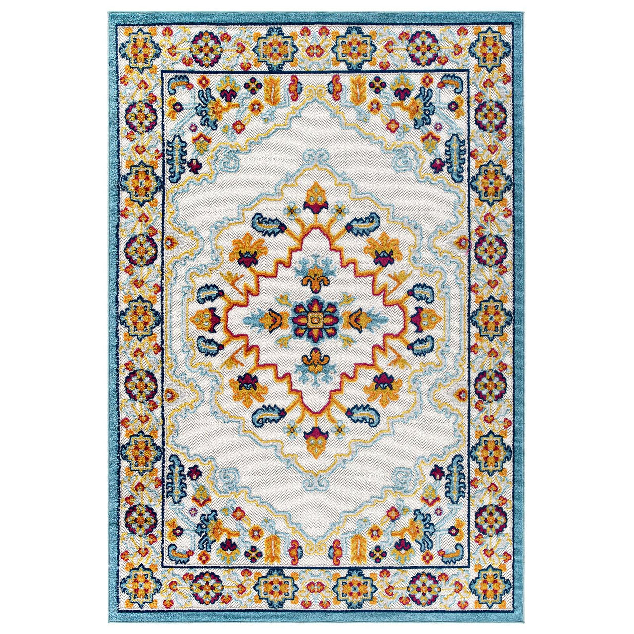 Mirror Skills 8x10 Indoor | Outdoor Area Rug, Multicolor