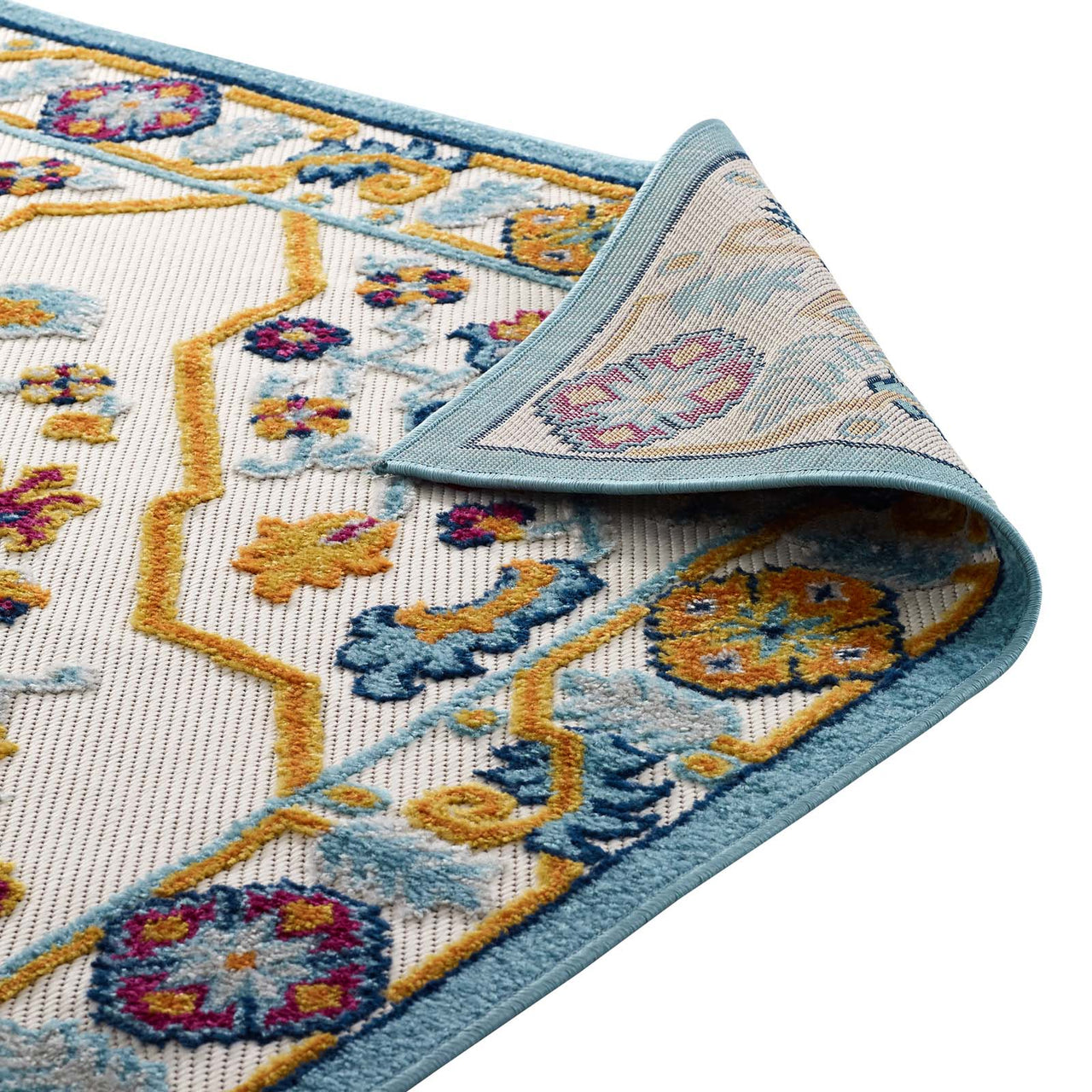 Mirror Intellect 5x8 Indoor | Outdoor Area Rug, Multicolor