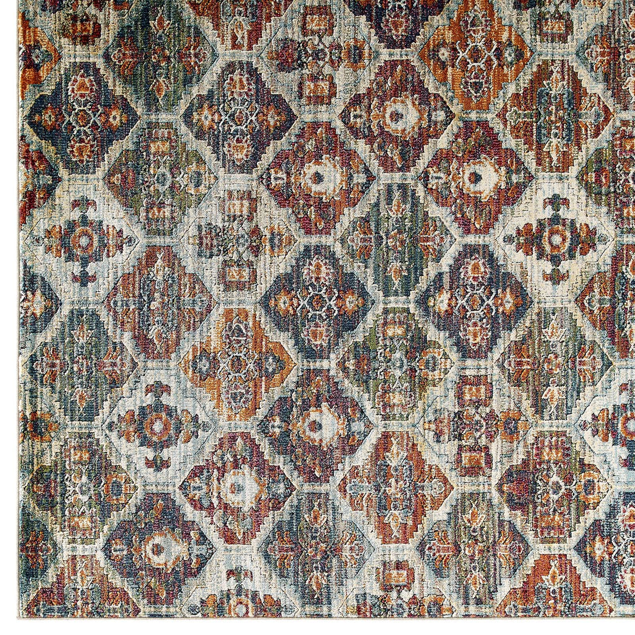 Aboriginal Lineage 5x8 Area Rug, Multicolor