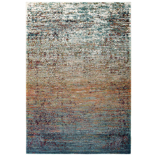 Aboriginal Essence 5x8 Area Rug, Multicolor