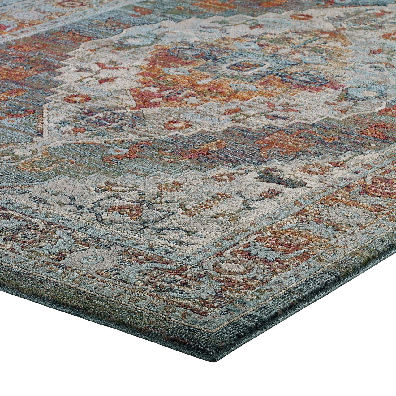 Aboriginal Ceremony 5x8 Area Rug, Multicolor