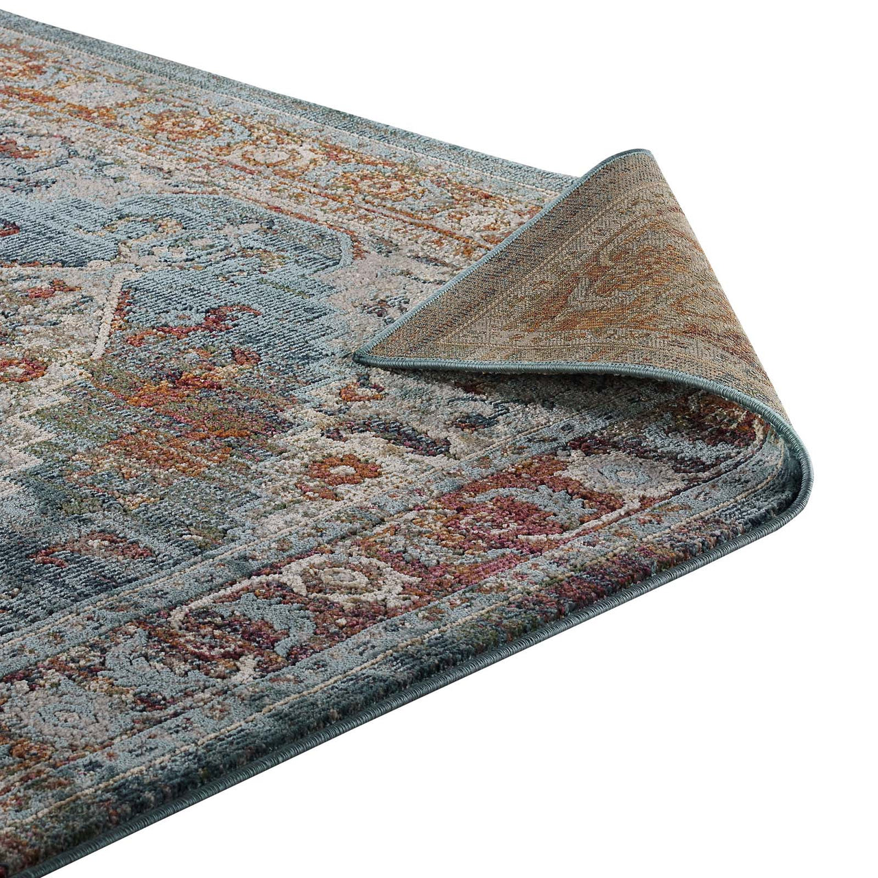 Aboriginal Ceremony 8x10 Area Rug, Multicolor