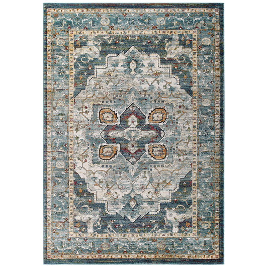 Aboriginal Harvest 8x10 Area Rug, Multicolor
