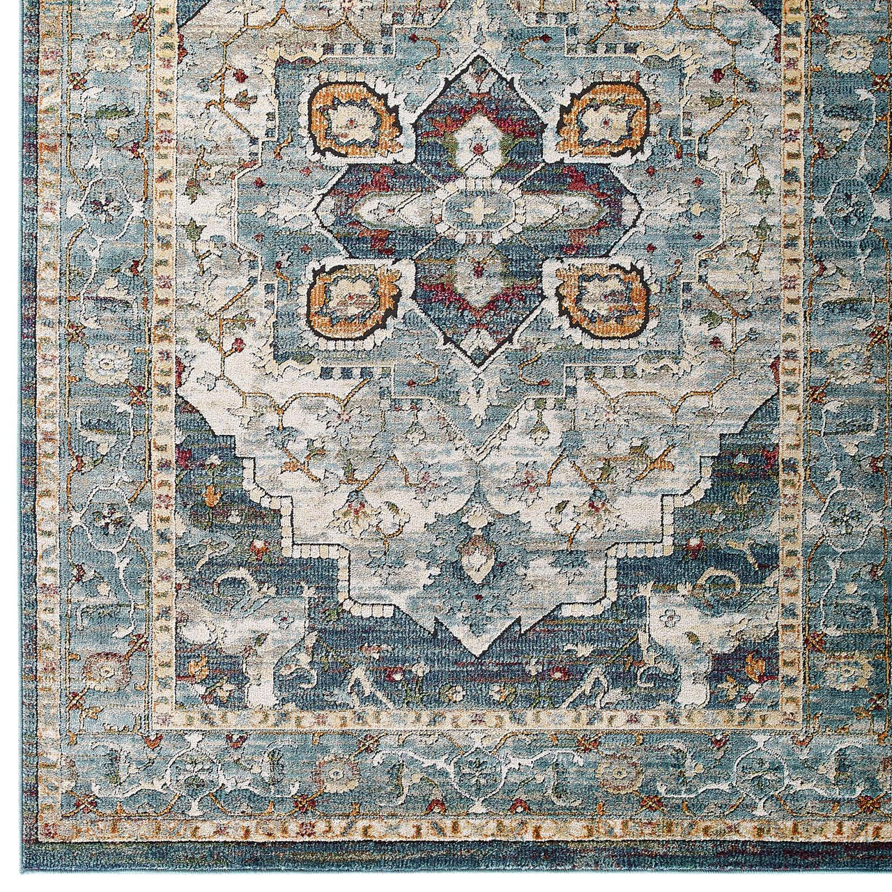 Aboriginal Harvest 8x10 Area Rug, Multicolor