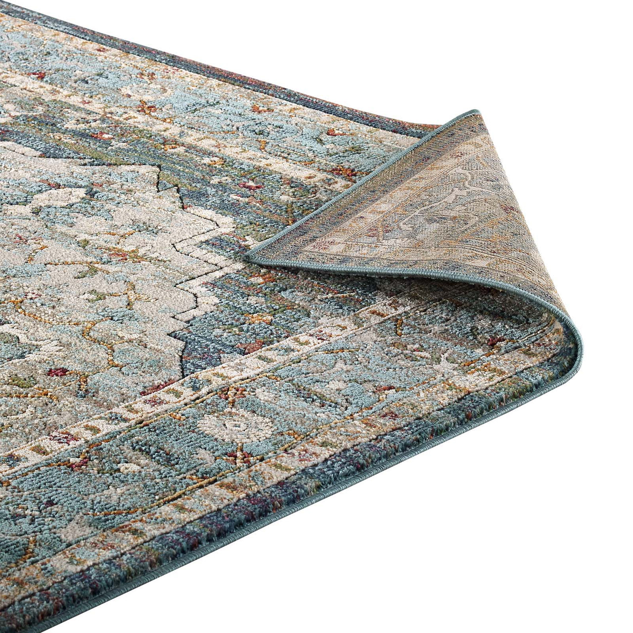 Aboriginal Harvest 8x10 Area Rug, Multicolor