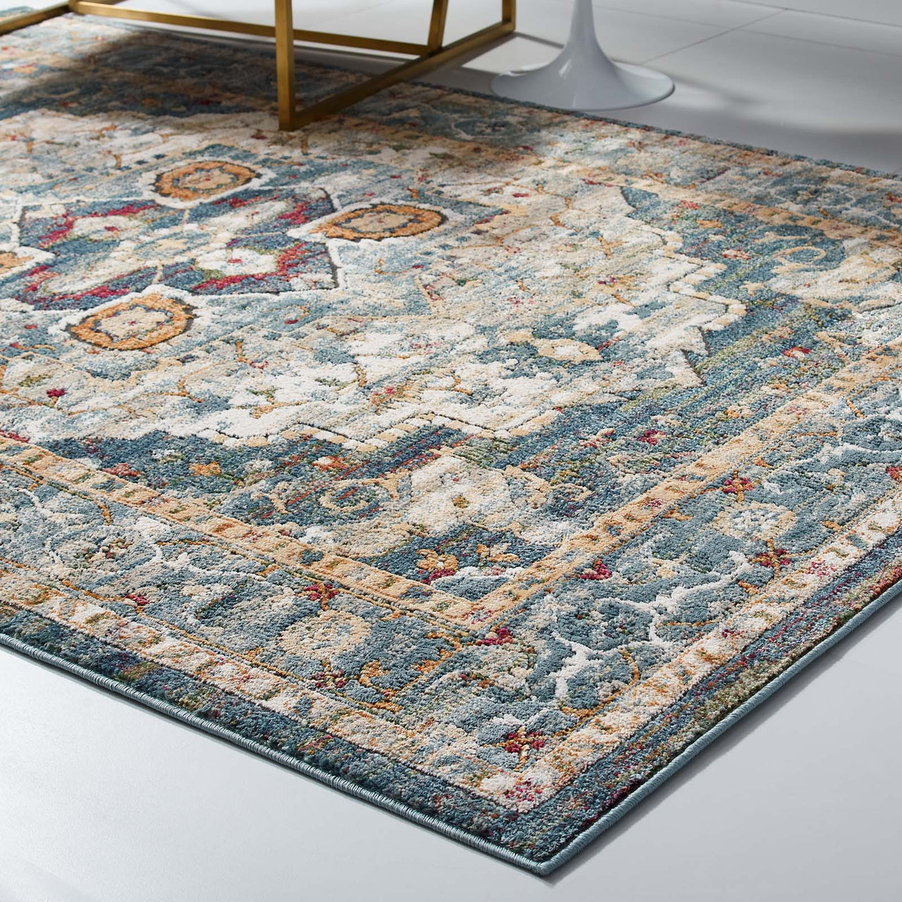 Aboriginal Harvest 8x10 Area Rug, Multicolor