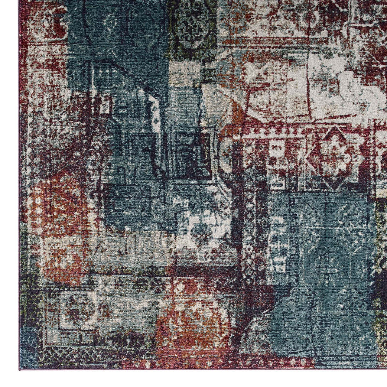Aboriginal Vision 5x8 Area Rug, Multicolor