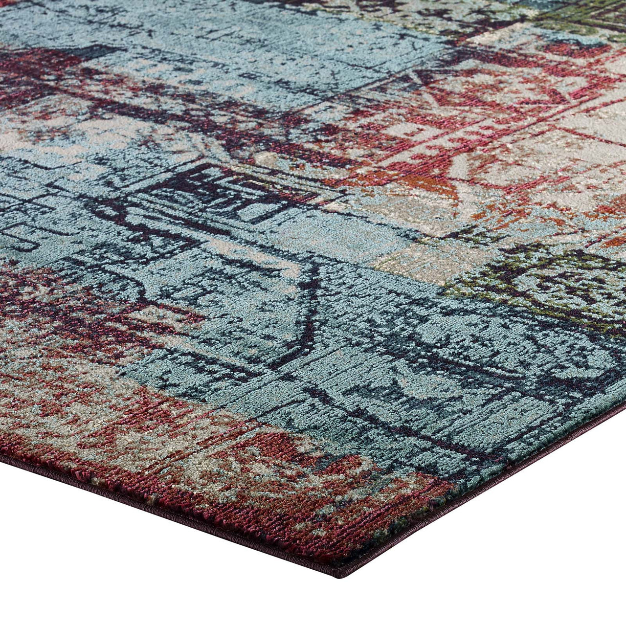 Aboriginal Vision 5x8 Area Rug, Multicolor