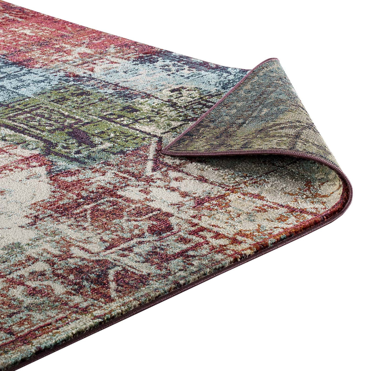 Aboriginal Vision 5x8 Area Rug, Multicolor