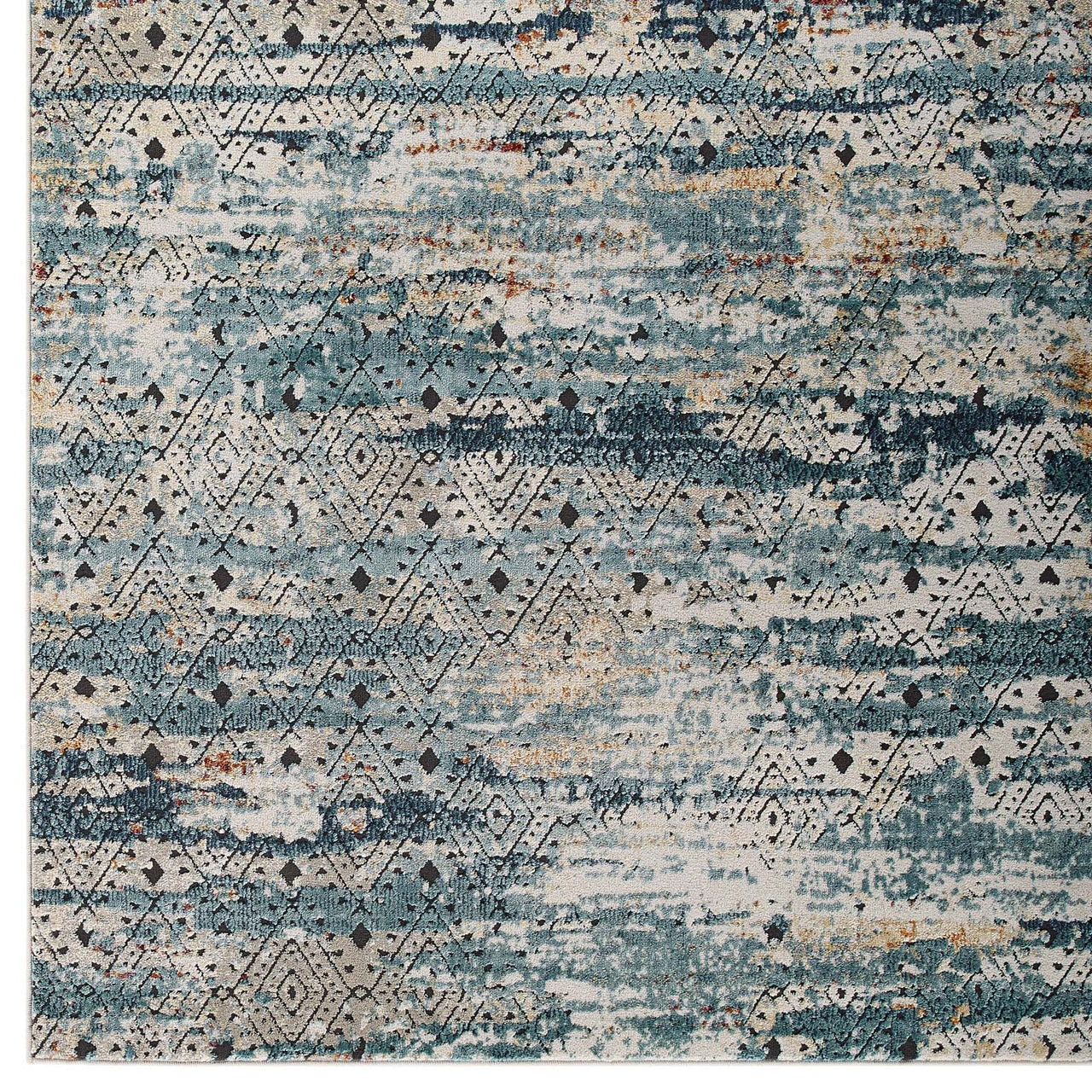 Aboriginal Adventurer 5x8 Area Rug, Multicolor