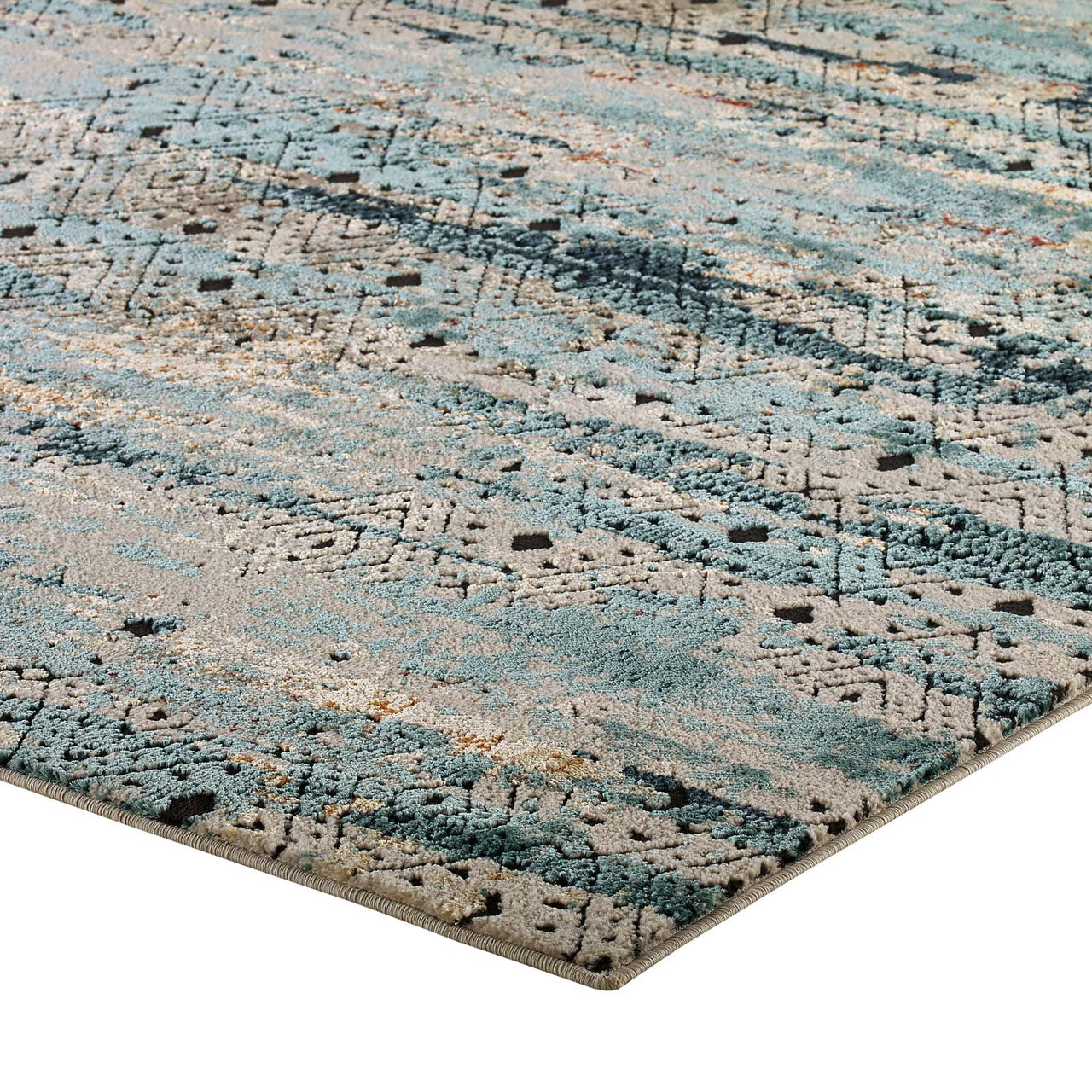 Aboriginal Adventurer 5x8 Area Rug, Multicolor