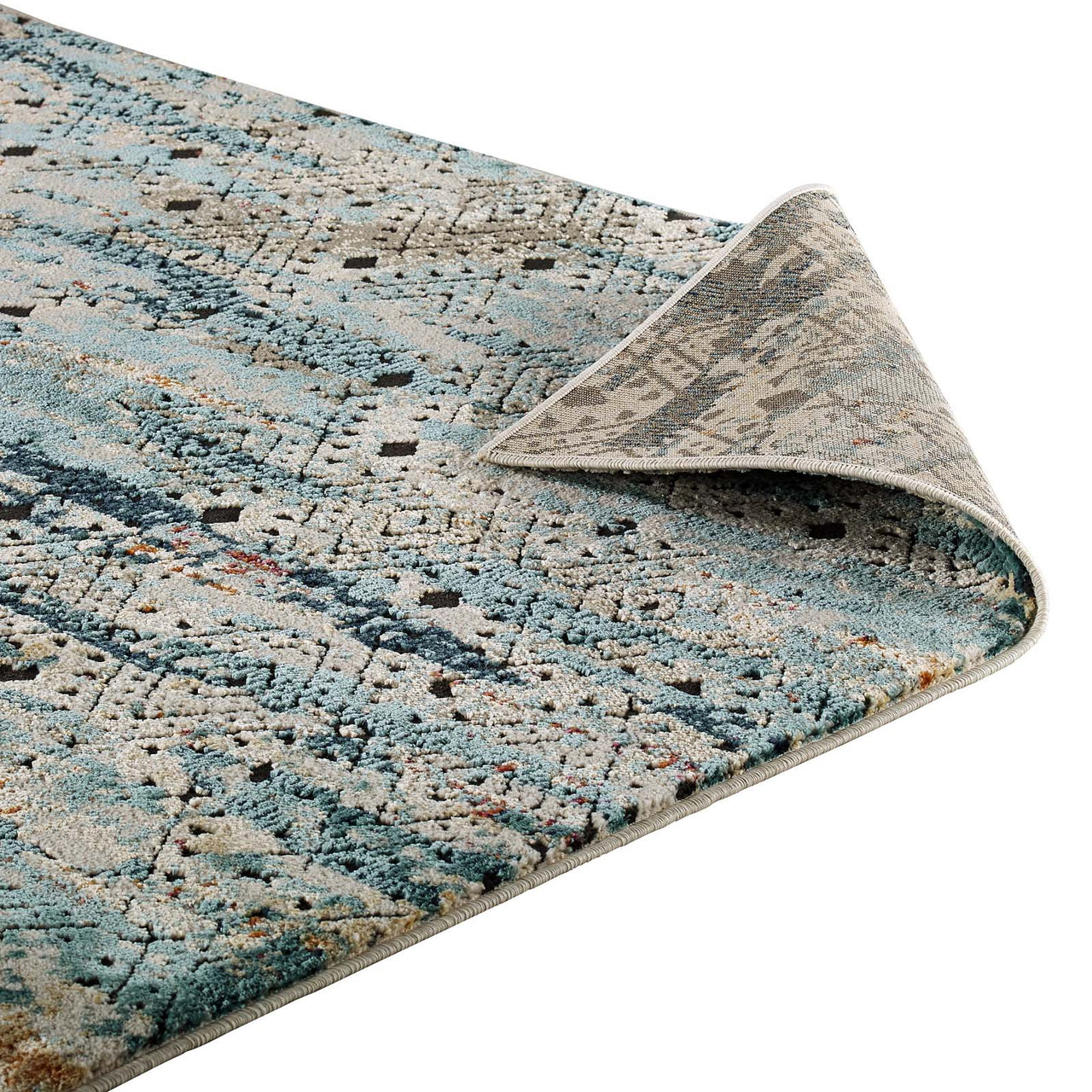 Aboriginal Adventurer 5x8 Area Rug, Multicolor