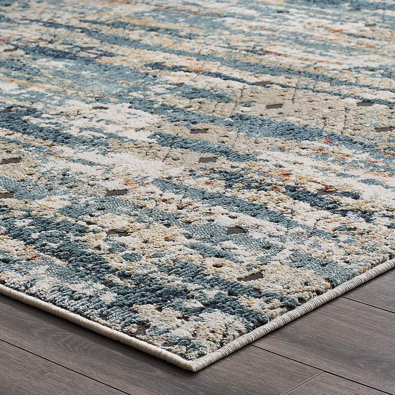 Aboriginal Adventurer 5x8 Area Rug, Multicolor