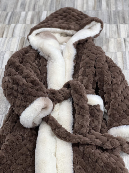 Rexa Luxury Faux Chinchilla Fur Robe, Assorted Colors