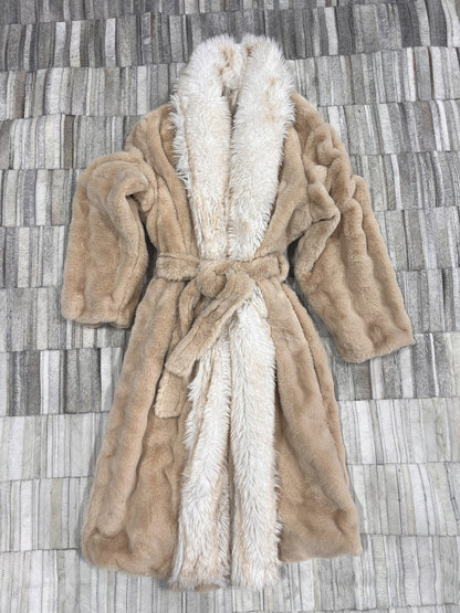 Rexa Luxury Faux Chinchilla Fur Robe, Assorted Colors