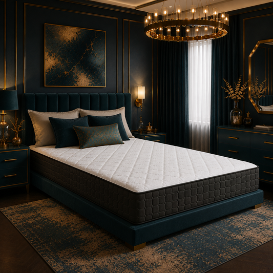 DSV Topaz Tight Top 7" Firm California King Mattress, Gray & White