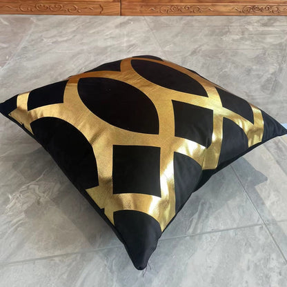 VIVA Metallic Velvet Throw Pillow w/ Down Feathers, Assorted Multicolor