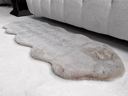 Bella Luxury Faux Fur Area Rug, Assorted Colors