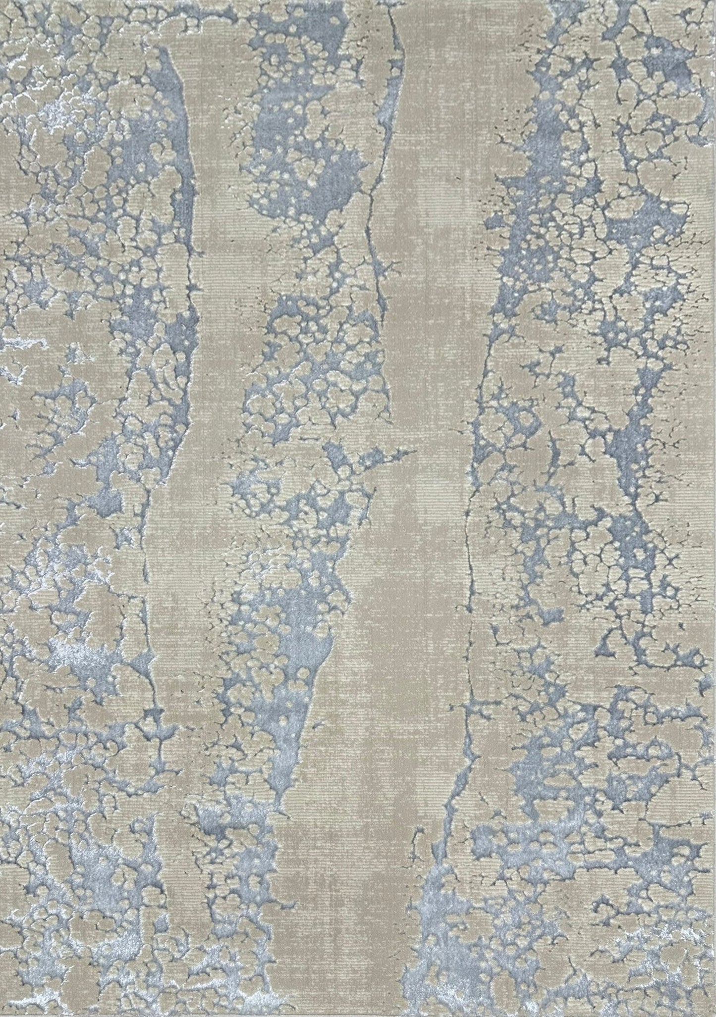 Biv Infusion Indoor | Outdoor Area Rug, Beige & Silver