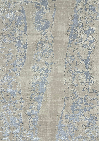 Biv Infusion Indoor | Outdoor Area Rug, Beige & Silver