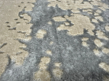 Biv Infusion Indoor | Outdoor Area Rug, Beige & Silver