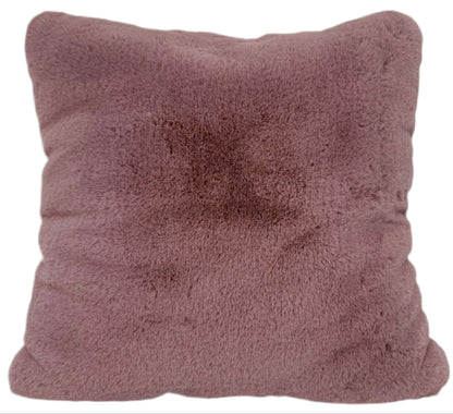 Chinchilla Feel Faux Fur Pillow by Rug Factory Plus