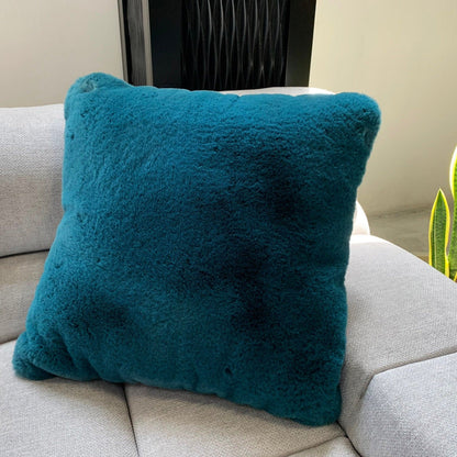 Modern Soft Luxury Chinchilla Feel Faux Fur Pillow by Rug Factory Plus - Rug Factory Plus