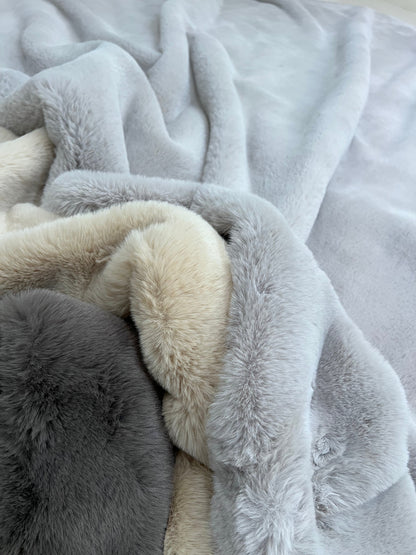 Bella Luxury Faux Fur Area Rug, Assorted Colors