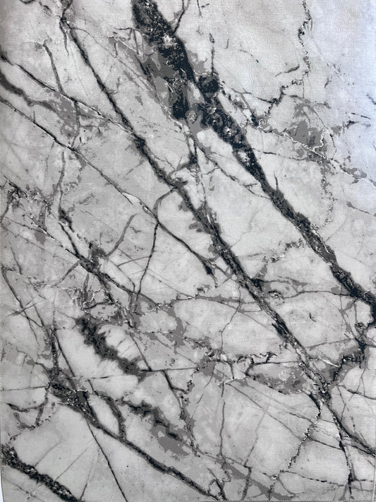 Elevate Marble II Area Rug, Silver