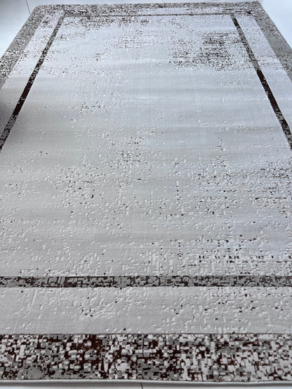 Maximus Opulence Indoor | Outdoor Area Rug, Gray & Platinum