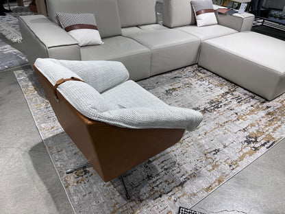 Devo Celestial Whispers Area Rug, Platinum & Gray