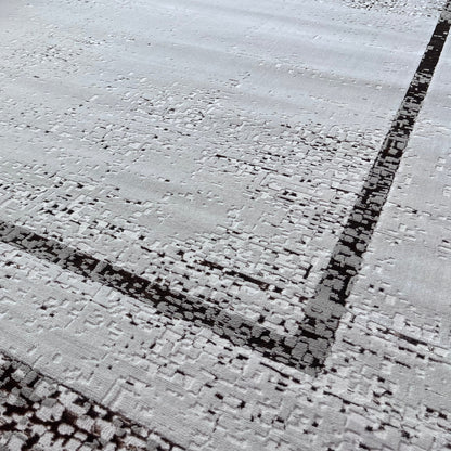 Maximus Opulence Indoor | Outdoor Area Rug, Gray & Platinum