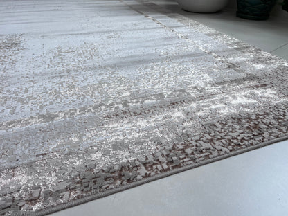 Maximus Opulence Indoor | Outdoor Area Rug, Gray & Platinum