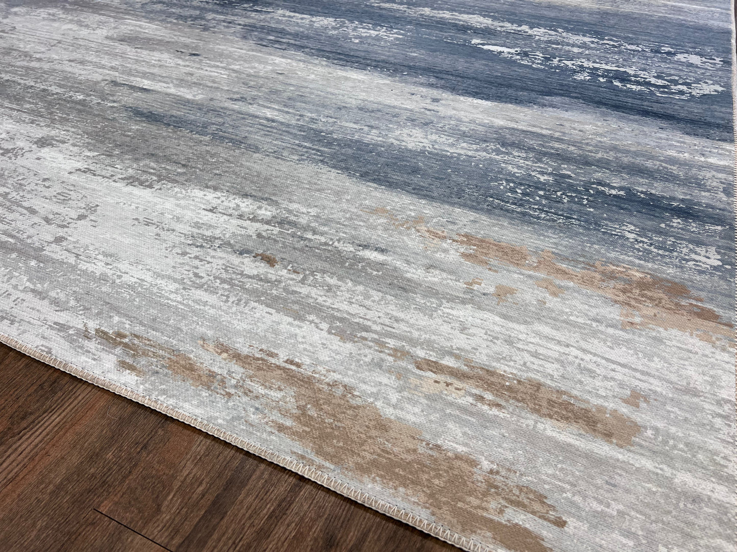 Elevate Cloudy Day Area Rug, Blue